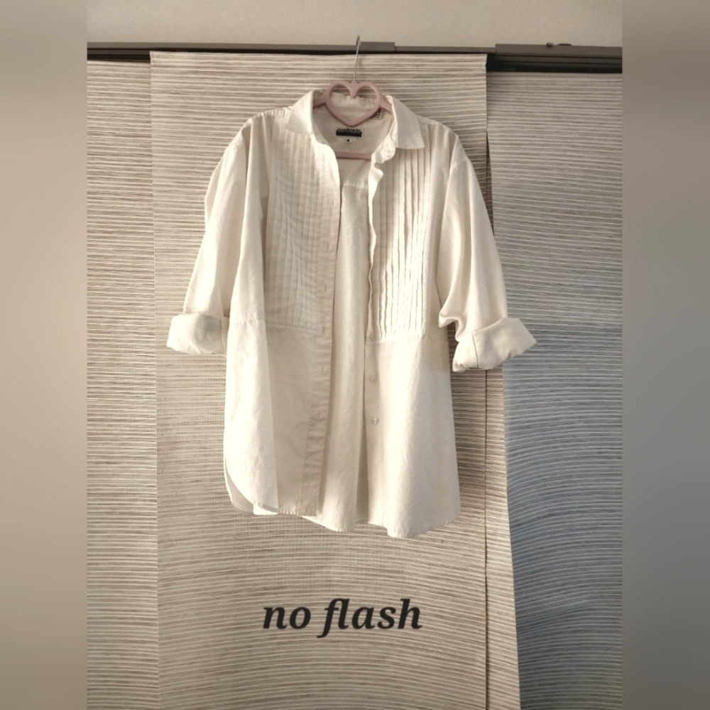 White Business Casual Long Sleeve - Medium